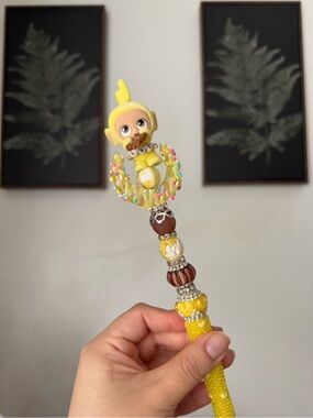 Lala Teletubbies Beaded Pen